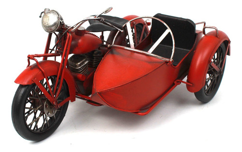 Miniatura Moto Harley Davidson Uhl 1937 Com Sidecar Verito