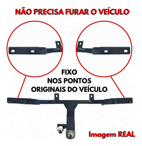 Engate Reboque Rabicho P/ 700kg Vw Jetta 2019 2020 2021 2022