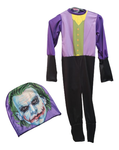 Disfraz Joker /  Guason Niño Halloween Cotillon Chirimbolos