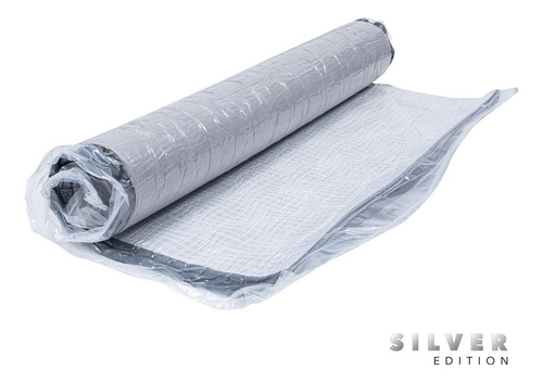 Colchón King Size De Memory Foam - 20 Cm | Silver Edition Color Blanco Con Gris