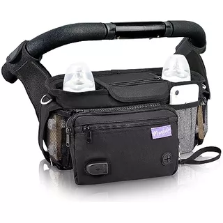 Universal Stroller Organizer With Cup Holder - Stroller...