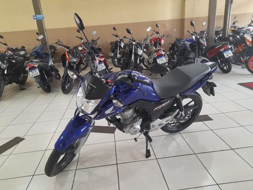 Imagem 6 de 10 de Honda Cg Fan 160 Azul 2022