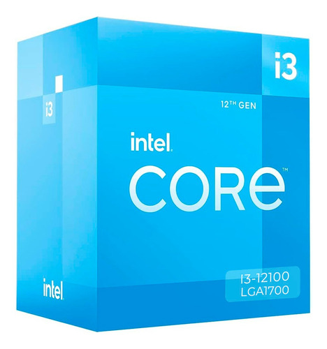 Procesador Intel Core I3 12100 3.3ghz 12mb Cache Lga 1700