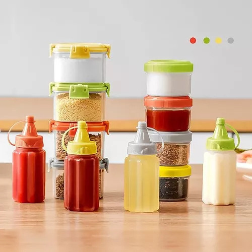 Nuevo 8 Botellas De 30 Ml, Minibotellas De Salsa De Tomate
