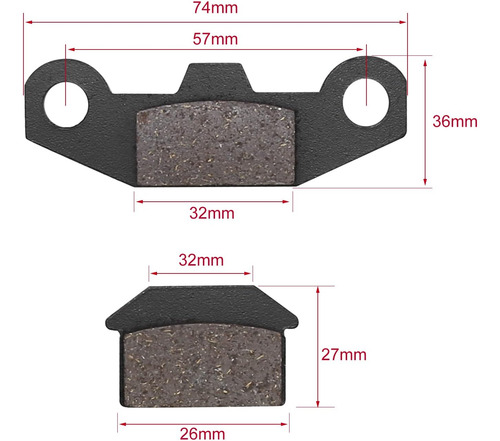 Balatas Freno Para Ssr 140cc 125cc 110cc 70cc 50cc
