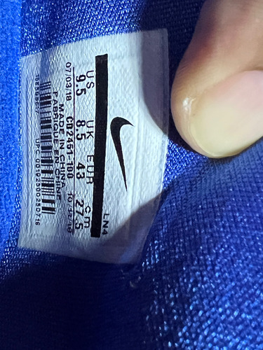 Nike Lebron 16 Superman Superbron 7.5mx Usado (Usado)