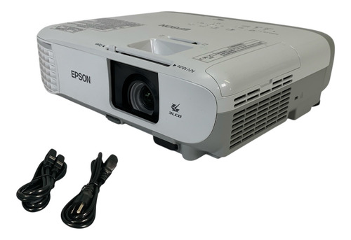 Proyector Epson Powerlite X39, Sin Control - 20hrs De Uso Blanco (Usado)