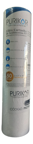 Cartucho D/sedimentos P/ Purificador Purikor Pkcpp2.5x10x50