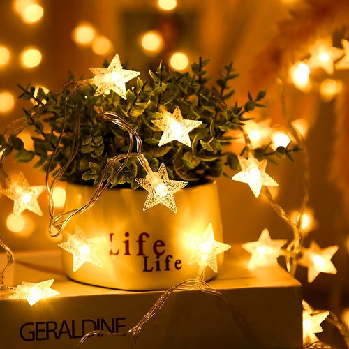 Luces De La Estrella Cuerda Usb Carga Luz Tira Decorativa