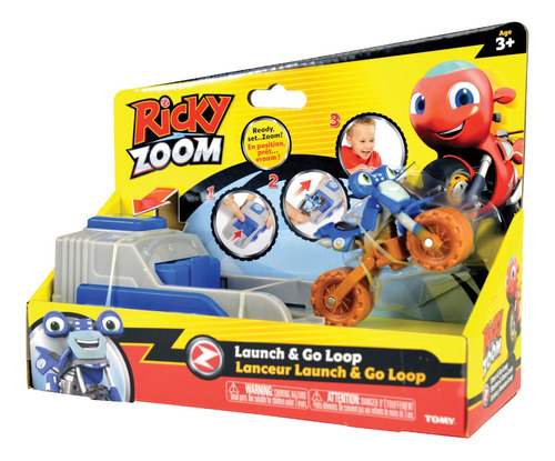 Moto Go Ricky Zoom + Lanzador / Go Loop