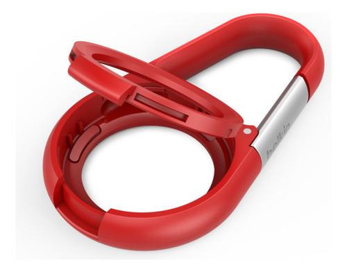 Soporte Protector Con Llavero Para Airtag - Rojo