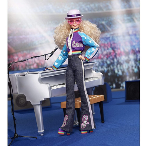Barbie Muñeca Elton John Signature Bght52 30 Cm