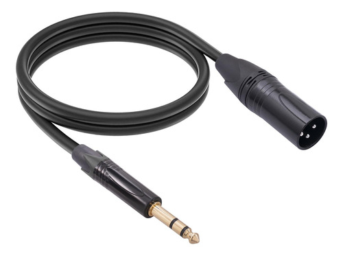 Cable De 6,35 A Xlr, Convertidor De 1/4 Pulgadas, 1m