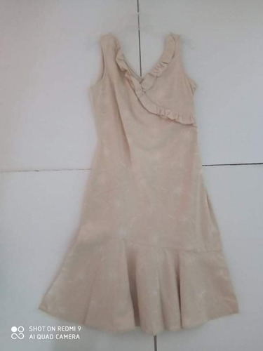 Vestido De Lino Y Algodón Marca George