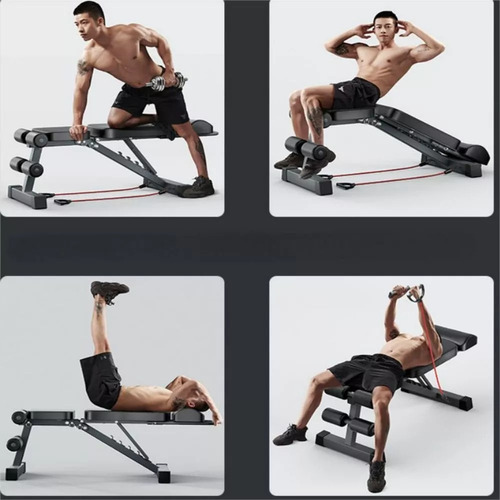 Banco Abdominal Multiuso Reclinable Ajustable