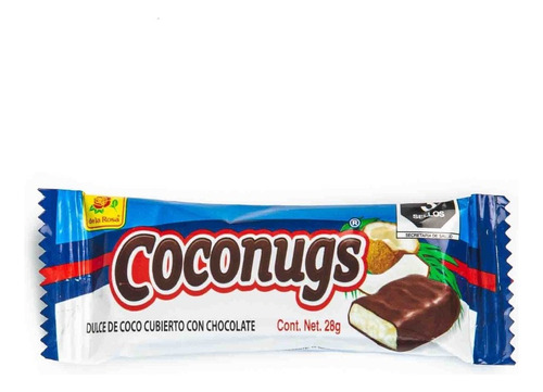 Chocolate Coconugs Dulce De Coco Cubierto De Chocolate 12pzs