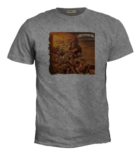 Camiseta Helloween Walls Of Jericho Banda Rock Poster Irk