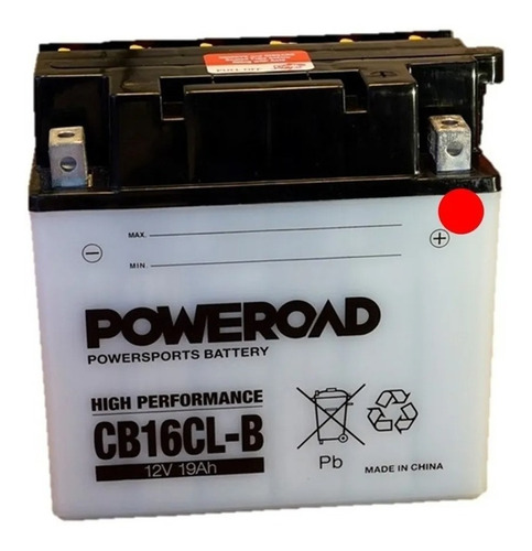 Bateria Moto De Agua Power Road 19 Ah. Cb-16cl-b (no Envios)