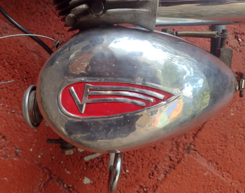 Motor Victoria Bicicleta. Não Fuchs Cucciolo Joielo Cub Cinza