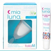 Mialuna Copa Menstrual Blanca + Gel Lubricante 20 Ml