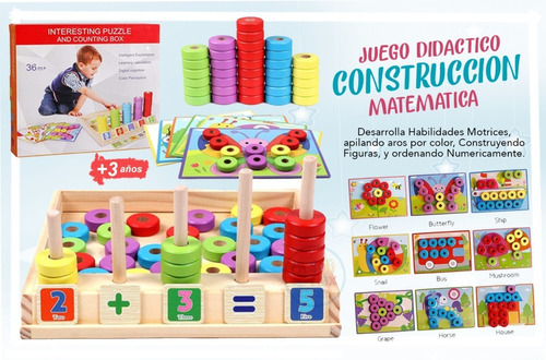 Juguete Didactico Construccion Matematica Montessori