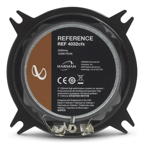 Altavoz De Audio Para Automóvil Ref4032cfxam Infinity