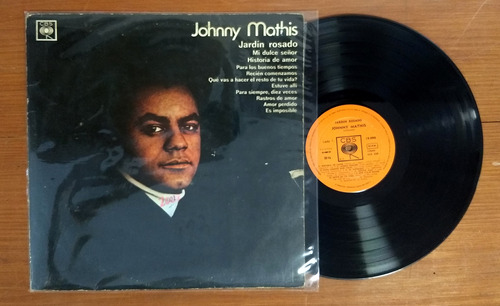 Johnny Mathis Jardin Rosado Disco Lp Vinilo