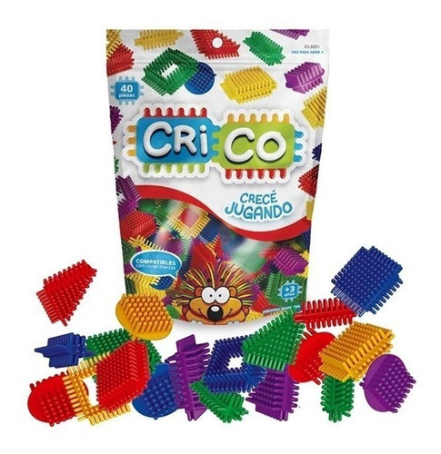  Rasti Bloques - Cri Co X40 Piezas - Simil Daki - E.full