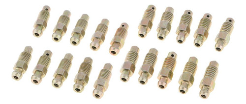 20 Pedazos Tornillos De Purga De Para Vehículos 25mm +26 Mm