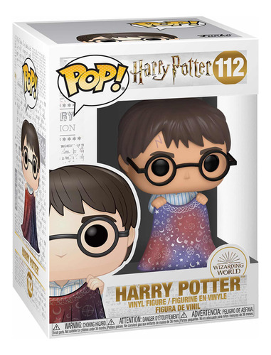 Funko Pop! Harry Potter Com Capa De Invisibilidade #112