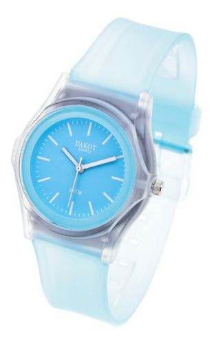 Reloj Dakot Mujer 193 - Caucho Sumergible Malla Transparente