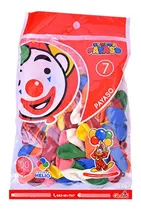 Comprar Globo Latex Payaso Redondo N° 7 Surtido C\u002F 100 Pz