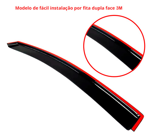 Defletor De Chuva Corsa Segunda Geração 2003 A 2012 4 Portas