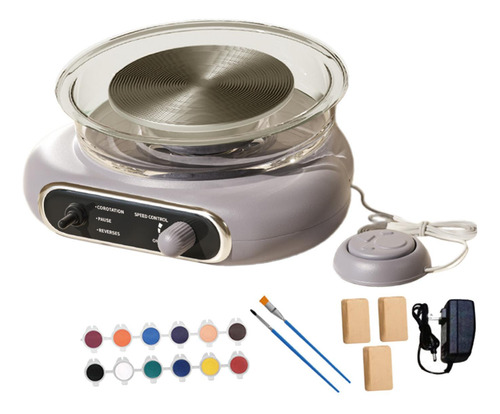 Mini Kit De Torno De Alfarería Con Máquina Para Gris
