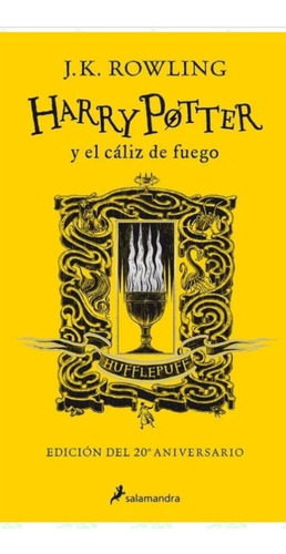 Harry Potter 4 Y El Cáliz De Fuego Hufflepuff / J.k.rowling