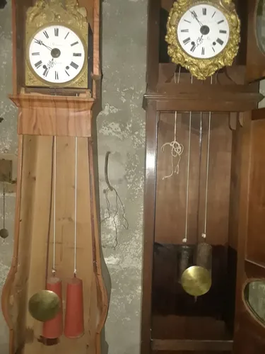 Reloj Antiguo De Pie Morez Siglo 19 (Usado)