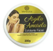 Comprar Argila Amarela Esfoliante 200g Limpeza Clareamento Facial Tipo de pele os tipos de pele