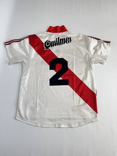 Camiseta River Plate Adidas 4 Fantasticos 99 T4 #2 Trotta (Usado)