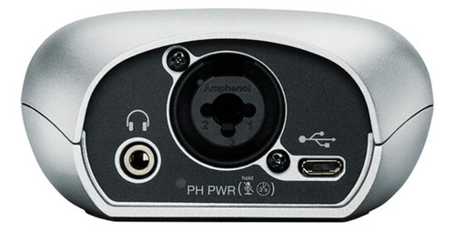 Interfaz de audio digital Shure Mvidig en color gris XLR/USB/P10