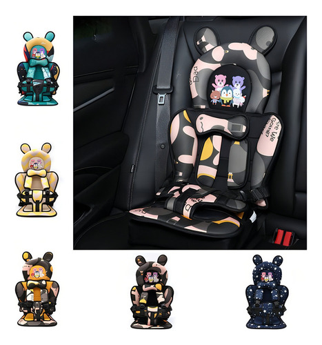 Asiento De Viaje Cómodo Para Bebés Color Negro