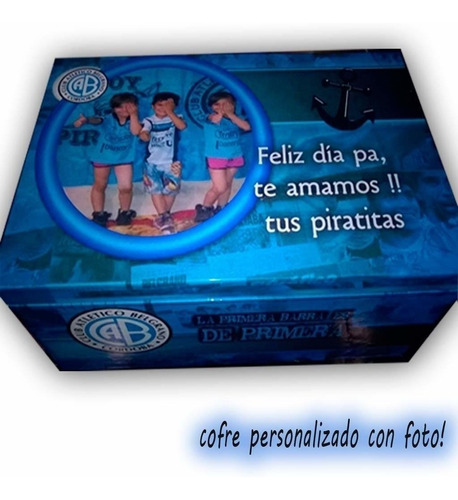 Imagen 1 de 1 de Cofre Personalizado Con Foto. (15x15x10)