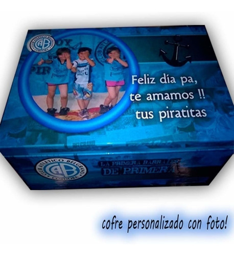 Cofre Personalizado Con Foto. (15x15x10)