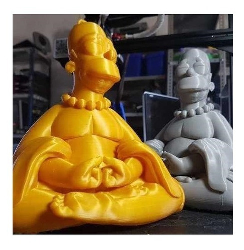  Archivo Stl Impresión 3d - Los Simpsons Homero Buda