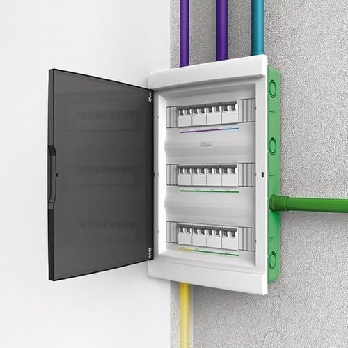 Imagen 2 de 5 de Caja Para Termicas Genrod Din 36 Bocas Modulos Embutir Pvc