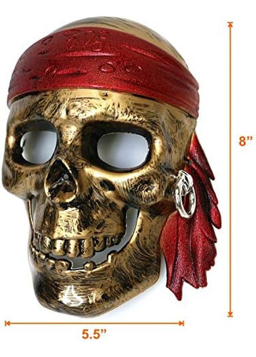 Giftexpress Accesorios De Disfraz De Pirata De Halloween De