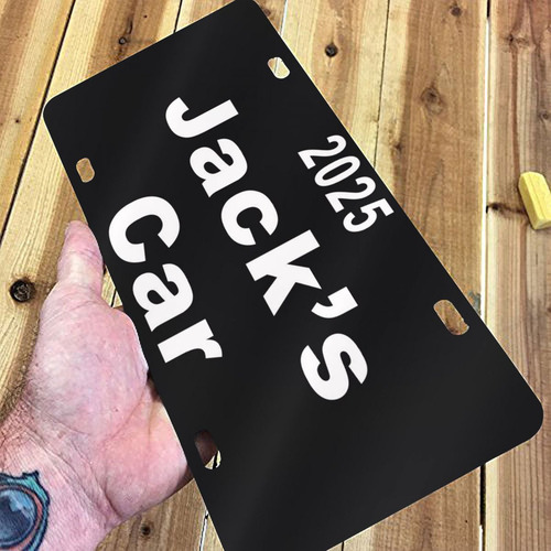 Placa Frontal De Aluminio Automotriz-personaliza Tu Nombre
