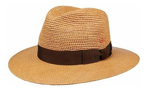 Sombrero Panamá Mayser Ricardo Crochet Hombre Camel 7 1-2