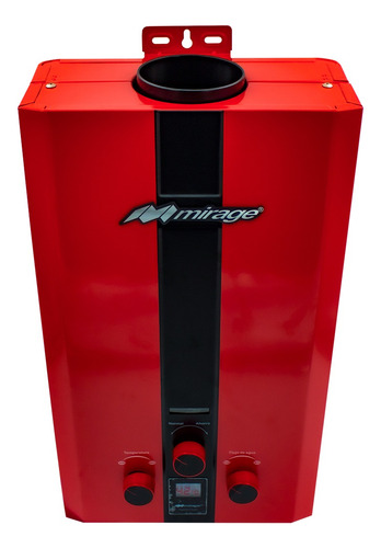 Calentador Paso 10lt Rojo Gas Nat Incluye Kit De Instalación