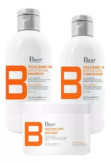 Baor Kit Volcanic B Shampoo + Acondi. + Hair Mask