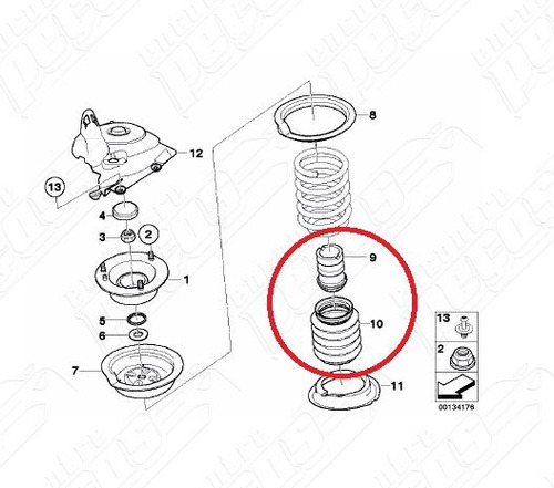 Kit Batedor Dianteiro Bmw 528i 2.8 Touring 97-98 Original 